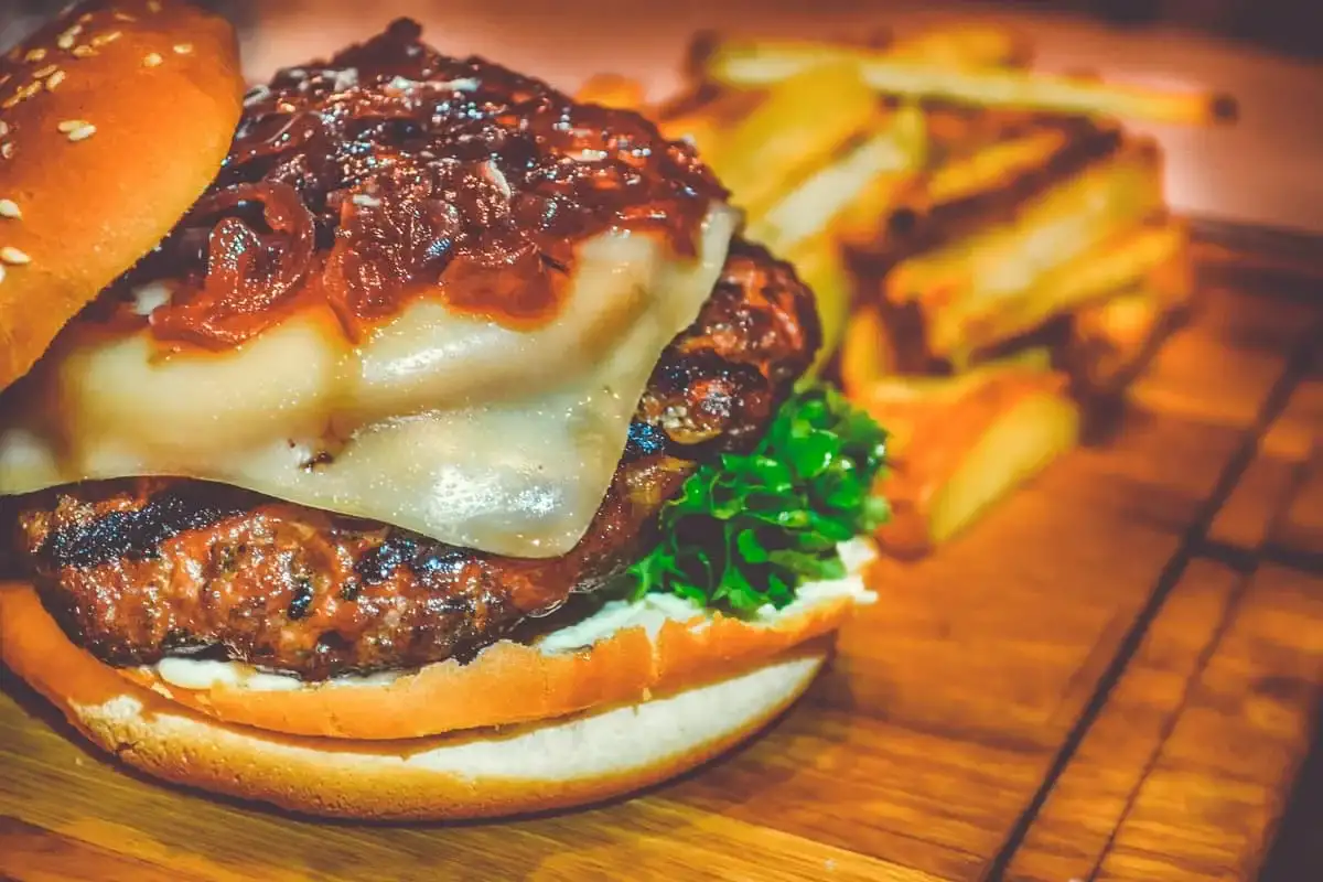 hamburguesa doble hamburguesa
